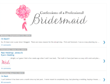 Tablet Screenshot of confessionsofaprofessionalbridesmaid.com